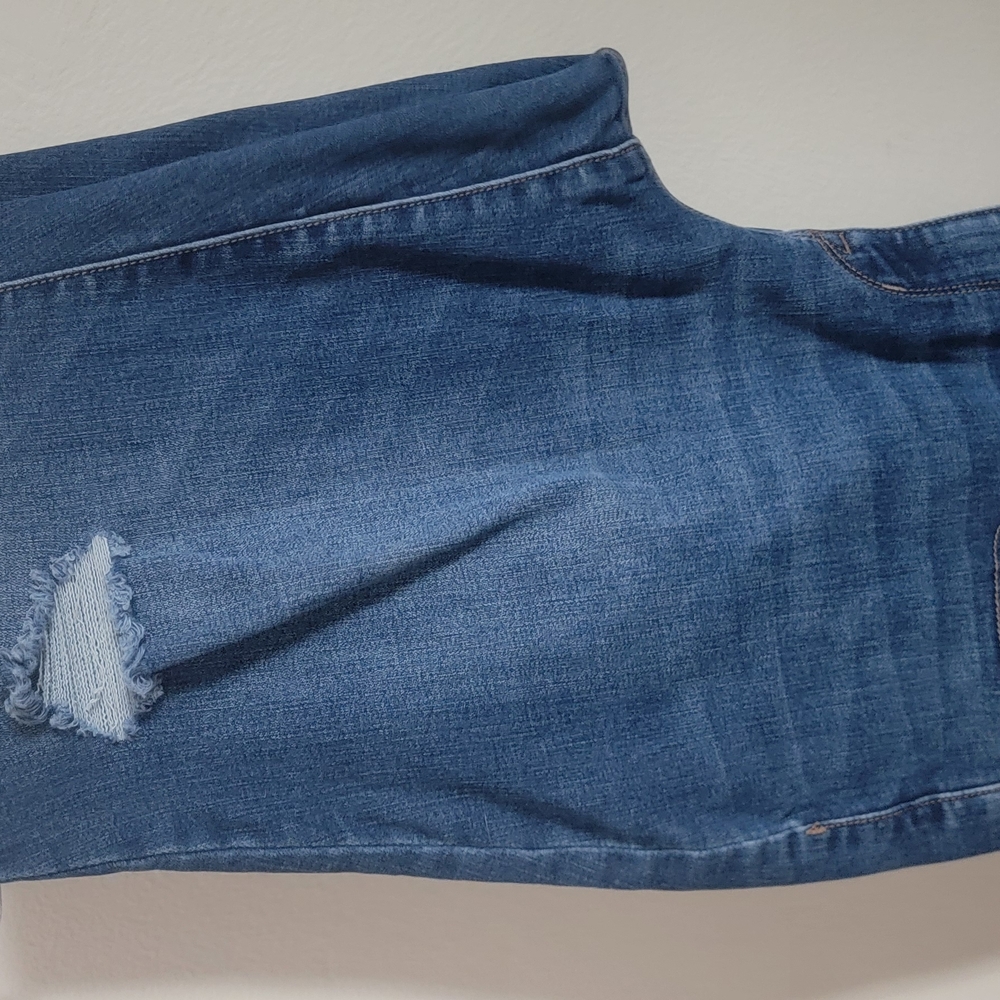 Maurices Blue Skinny Distressed Jeans